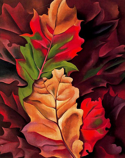 Autumn Leaves Georgia O'Keeffe